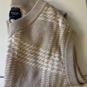 vintage Abercrombie & Fitch v neck sweater vest